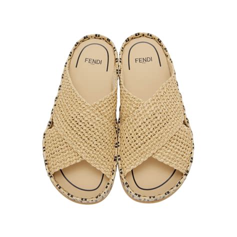 fendi raffia sandals.